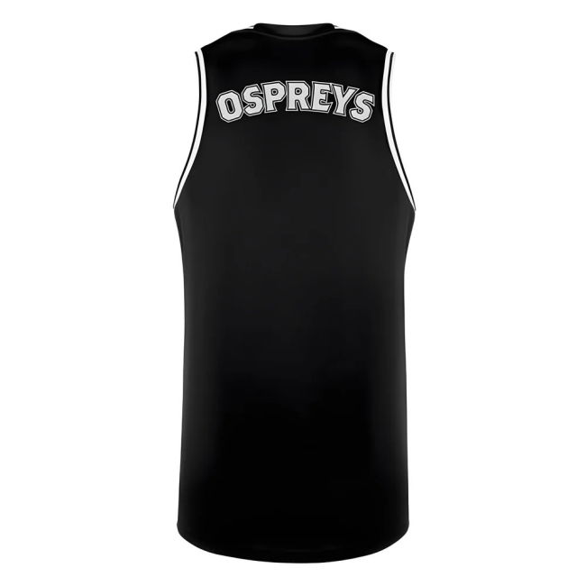 2024-2025 Ospreys Rugby Basketball Vest (Black)