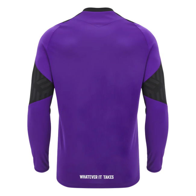 2024-2025 Glasgow Warriors Rugby LS Training Shirt (Purple)