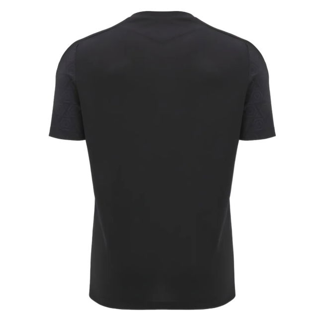 2024-2025 Wales Rugby WRU Poly Training Shirt (Black) - Kids