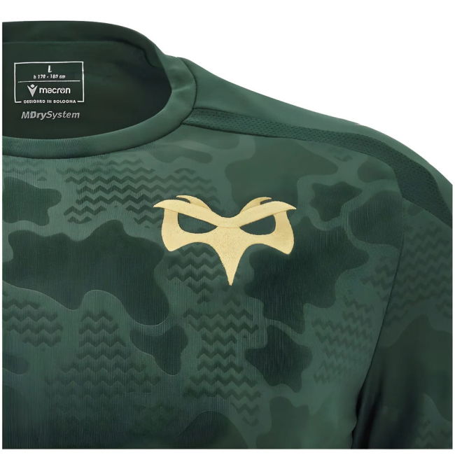 2024-2025 Ospreys Rugby LS Poly Training Shirt (Green)