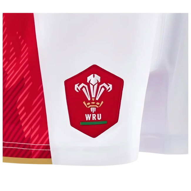 2024-2025 Wales Home Rugby Shorts (White)