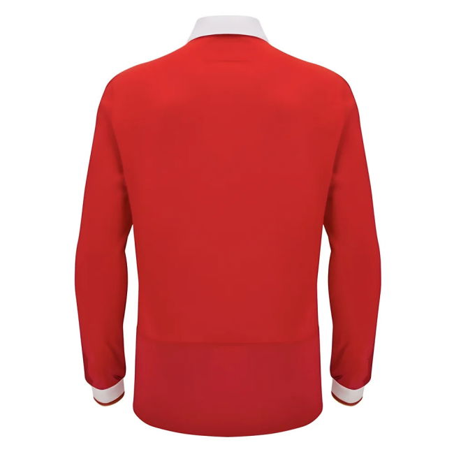 2024-2025 Wales WRU Home LS Cotton Rugby Shirt