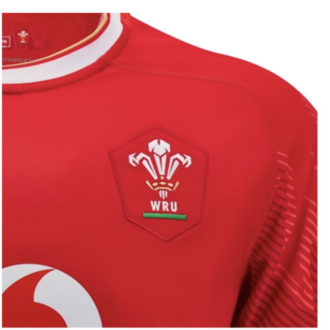2024-2025 Wales Home Poly Replica Rugby Shirt