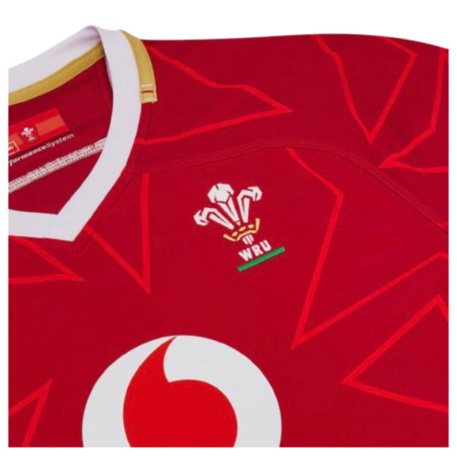 2024-2025 Wales Rugby Home Pathway Pro Authentic Slim Fit Shirt