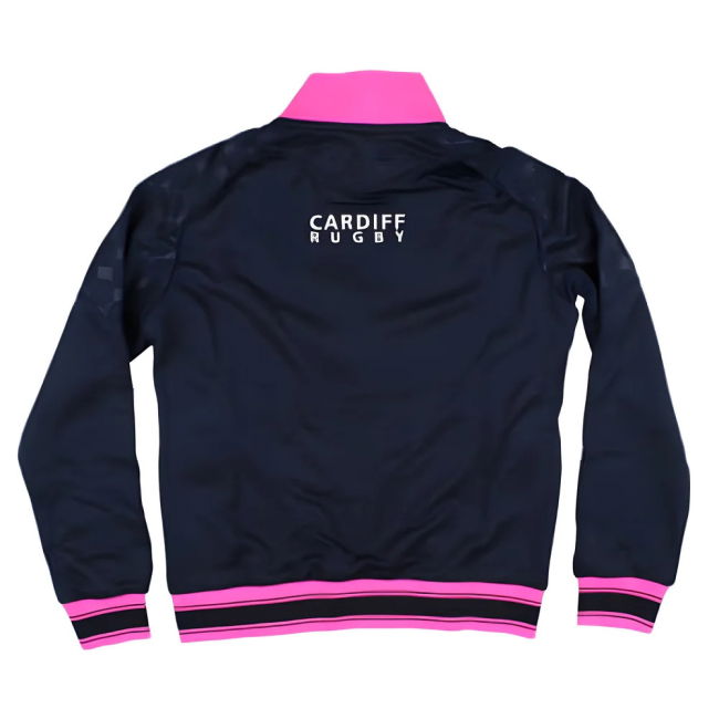 2024-2025 Cardiff Blues Warm Up Anthem Jacket (Navy) - Kids