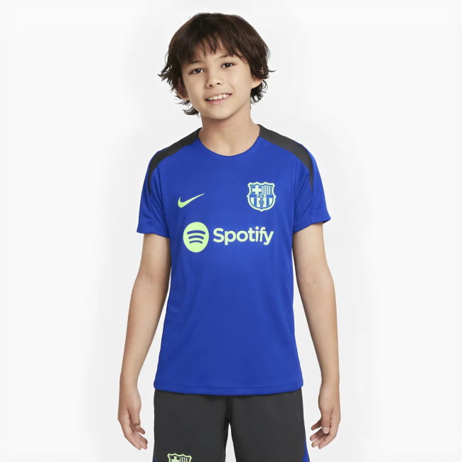 2024-2025 Barcelona Third Training Shirt (Blue) - Kids (Lamine Yamal 19)