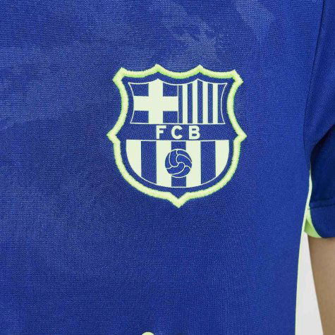 2024-2025 Barcelona Third Pre-Match Shirt (Royal) - Kids (Pau Victor 18)