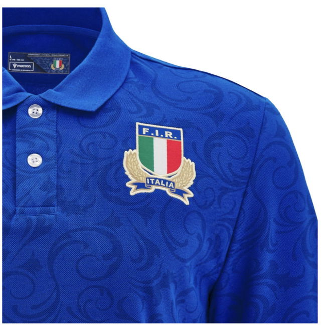 2024-2025 Italy Rugby LS Cotton Home Shirt