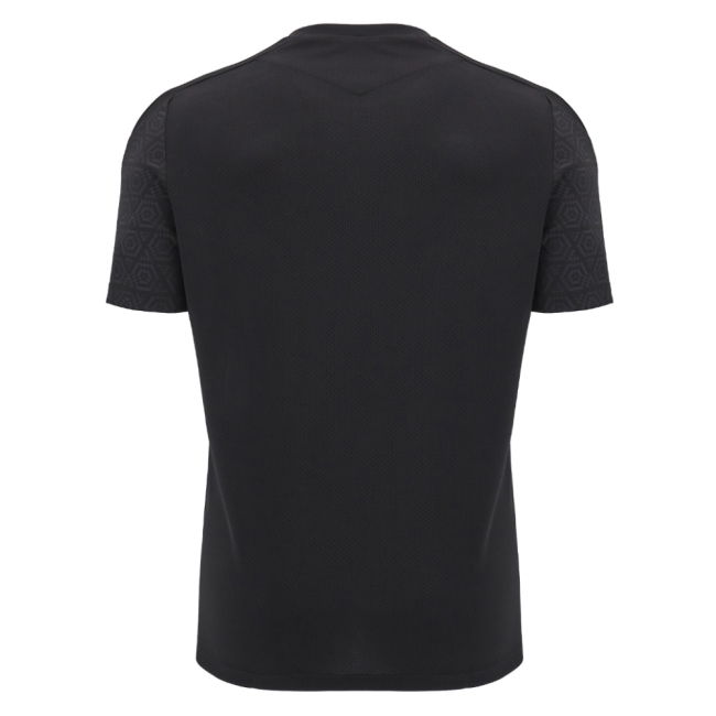 2024-2025 Wales WRU Rugby LS Training Shirt (Black) - Kids