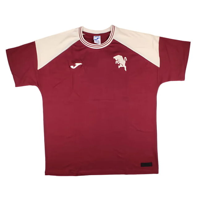 2024-2025 Torino Free Time T-Shirt (Burgundy) (Your Name)