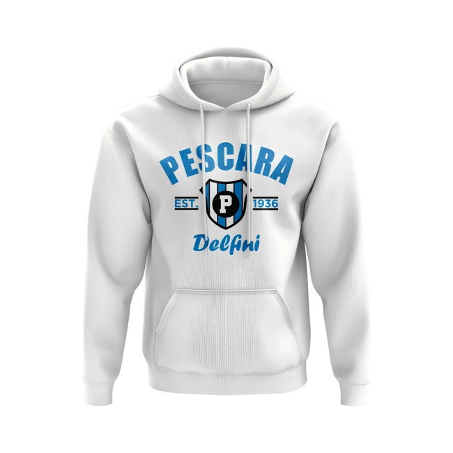 Pescara Established Football Hoody (White)