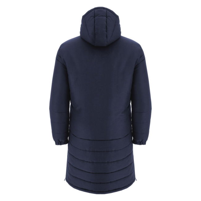 2024-2025 Cardiff Blues Rugby Long Bench Padded Jacket (Navy)