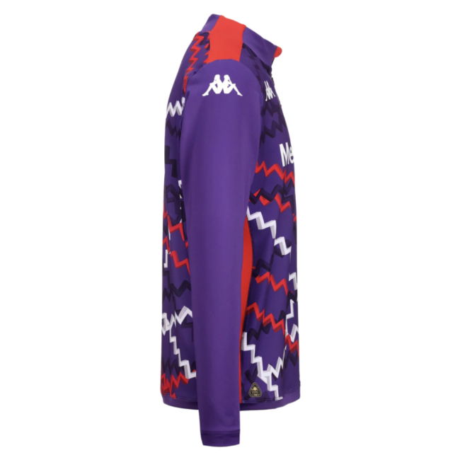 2024-2025 Fiorentina Training Sweat 1/4 Zip (Purple)