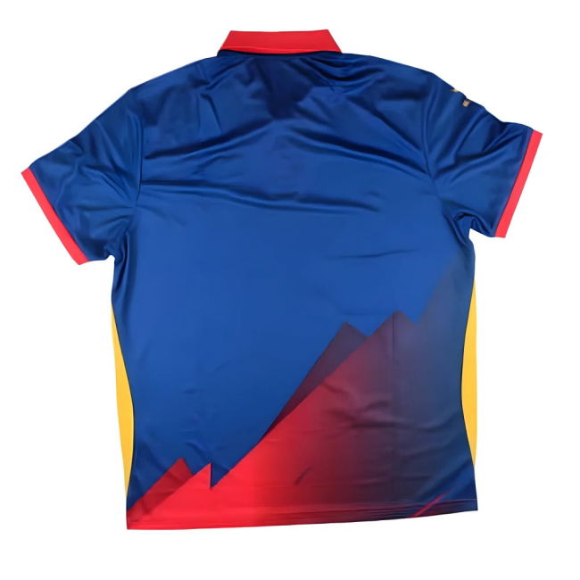 2024-2025 Nepal Cricket Polo Shirt (Blue)