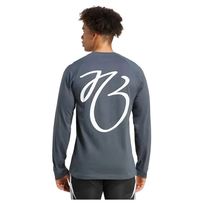 2024-2025 adidas Jude Bellingham Long Sleeve Tee (Grey)