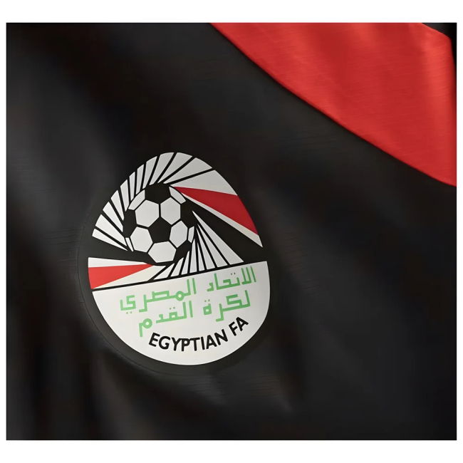 2024-2025 Egypt Prematch Woven Jacket (Black)
