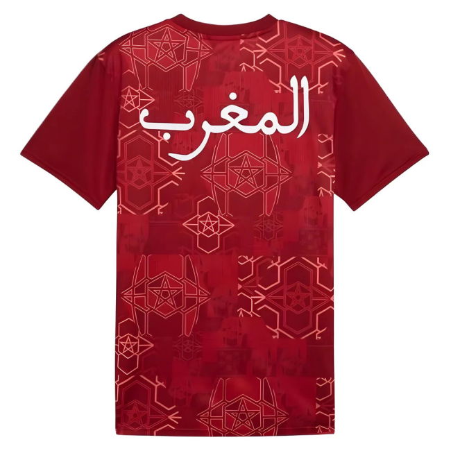 2024-2025 Morocco Prematch SS Jersey (Red)