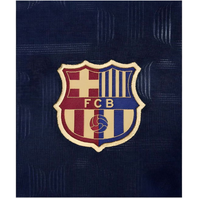 2024-2025 Barcelona Dri-Fit Academy Pro Pre-Match Top (Navy) (Lewandowski 9)