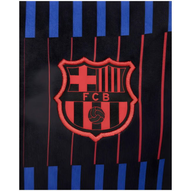 2024-2025 Barcelona Pre-Match Away Shirt (Navy) (Lewandowski 9)