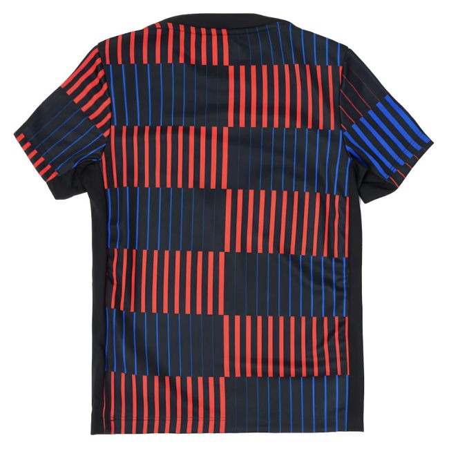 2024-2025 Barcelona Pre-Match Away Shirt (Navy) - Kids (Lewandowski 9)