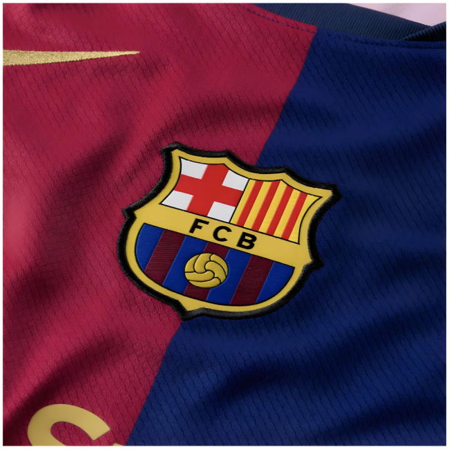 2024-2025 Barcelona Long Sleeve Home Shirt