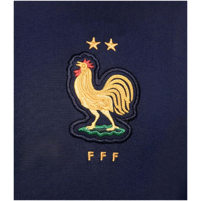 2024-2025 France Knit Strike Dri-Fit Tracksuit (Navy)