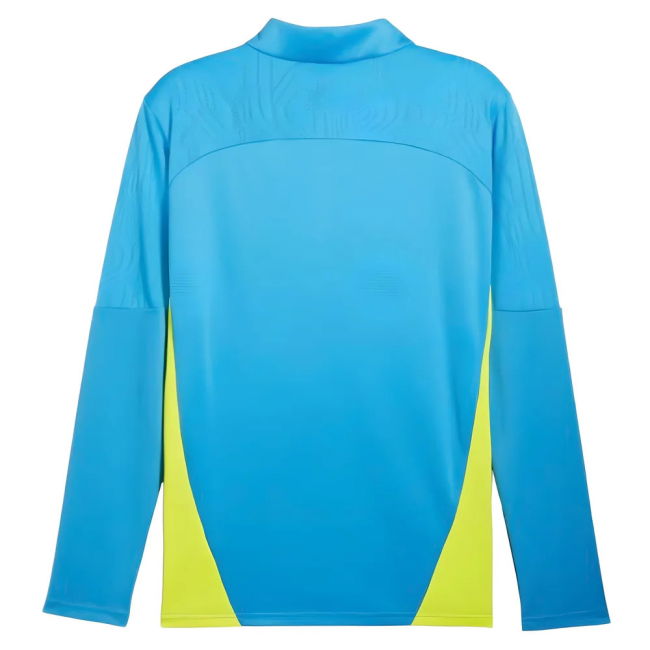 2024-2025 Man City Training 1/4 Zip Top (Magic Blue)