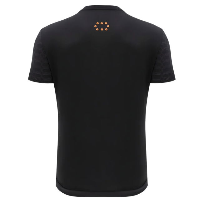 2025 Lamborghini Reflex Poly T-Shirt Black/Orange