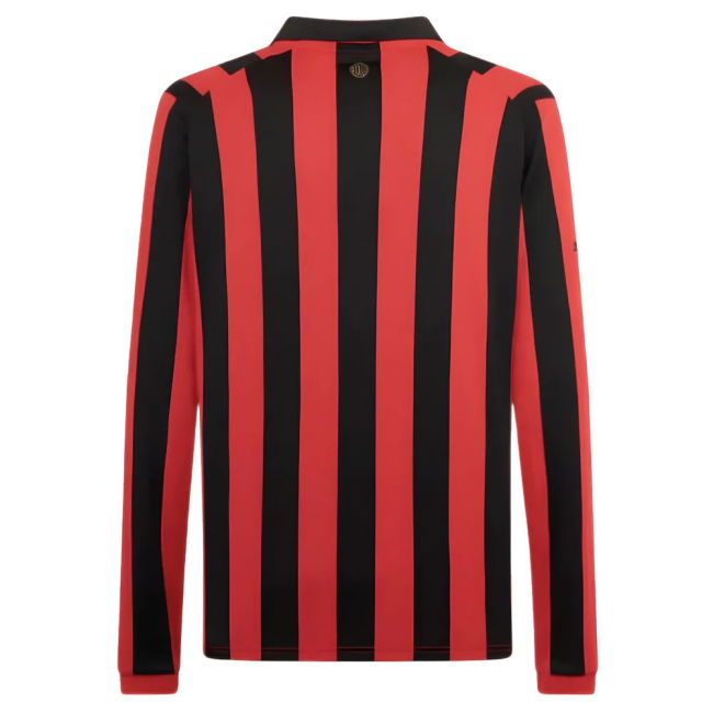 AC Milan 125th Authentic Shirt LS (Black-Red)