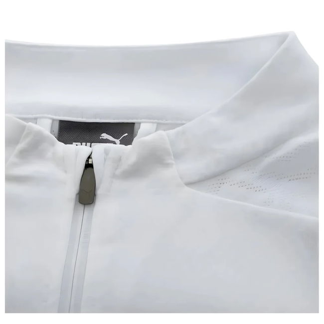 2024-2025 AC Milan Training 1/4 Zip Top (White)