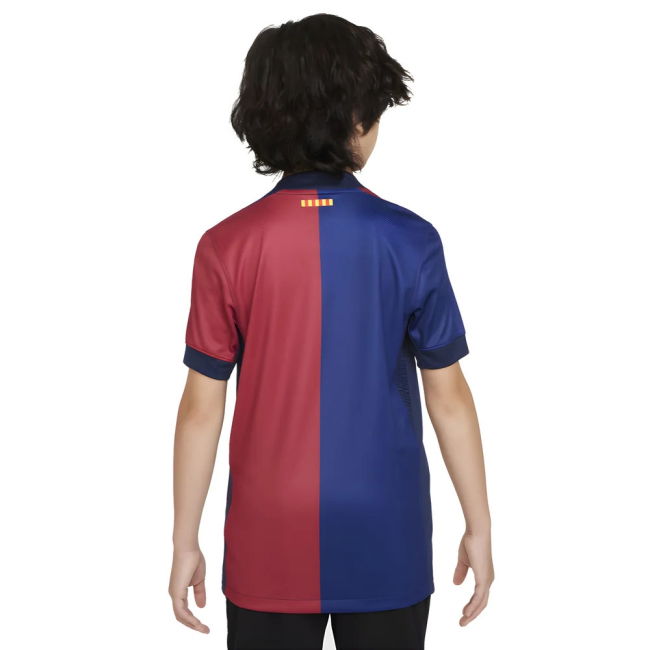 2024-2025 Barcelona Home Shirt (Sponsorless) - Kids (Lewandowski 9)