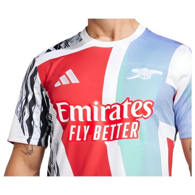 2024-2025 Arsenal Pre-Match Shirt (Scarlet)
