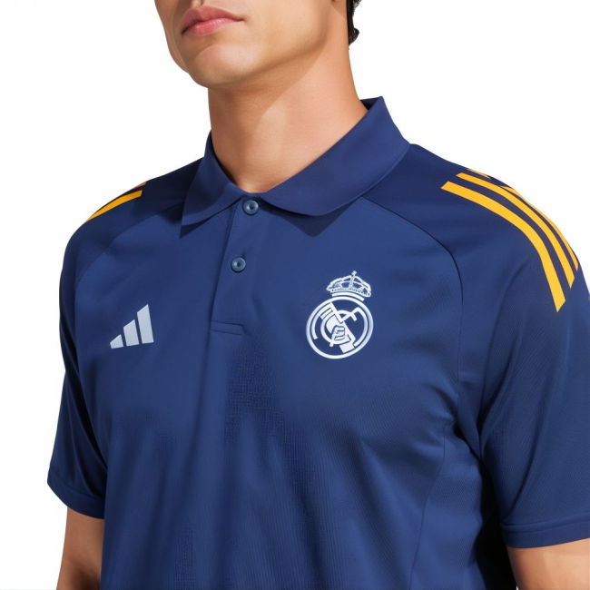 2024-2025 Real Madrid Polo Shirt (Navy)