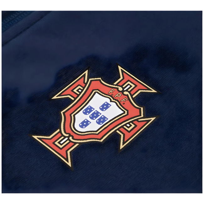 2025-2026 Portugal Casuals Hooded Jacket (Persian Blue) - Kids