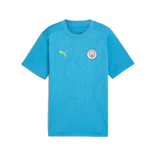 2024-2025 Man City Training Shirt (Magic Blue) - Kids (Toure Yaya 42)
