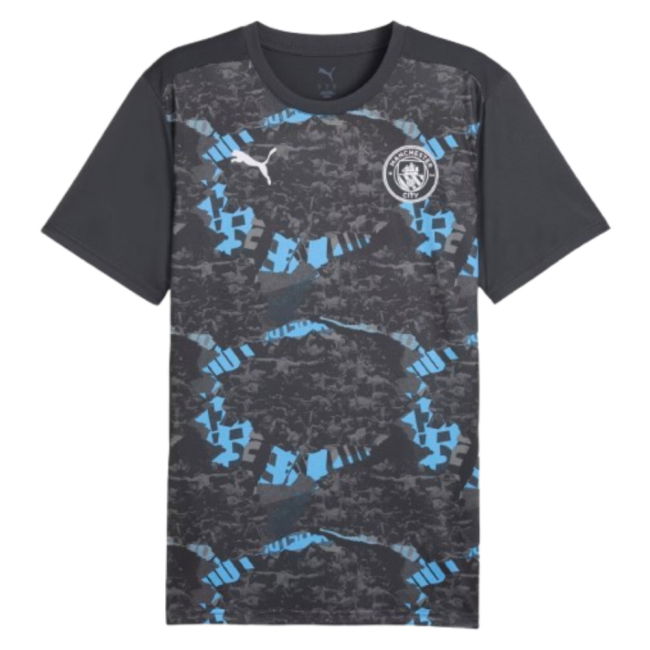 2024-2025 Man City Prematch SS Jersey (Strong Gray) (De Bruyne 17)