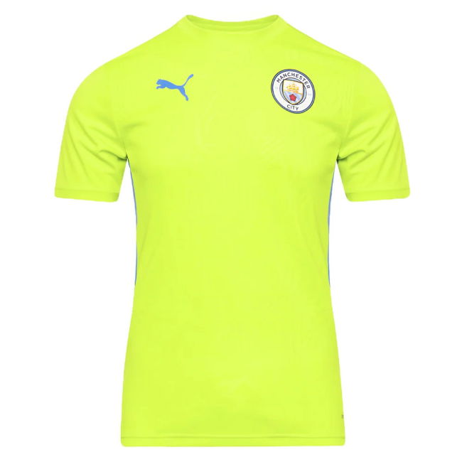 2024-2025 Man City Training Shirt (Yellow Glow) (Marmoush 7)