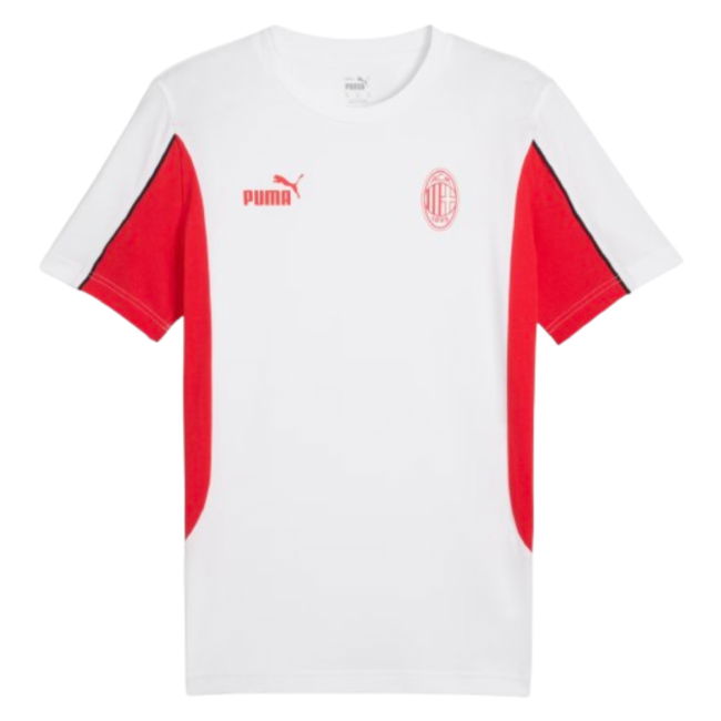 2024-2025 AC Milan FtblArchive Tee (White) (Your Name)