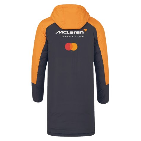 2025 McLaren F1 Team Longline Padded Jacket - Phantom