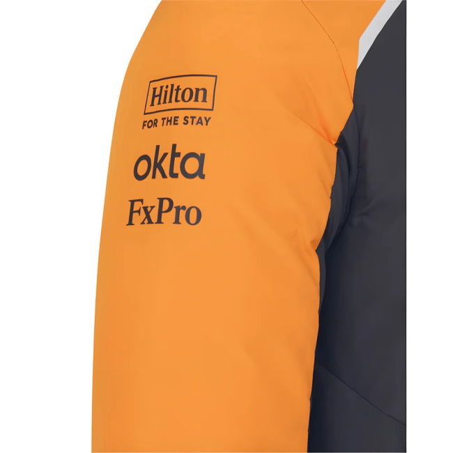 2025 McLaren F1 Team Longline Padded Jacket - Phantom
