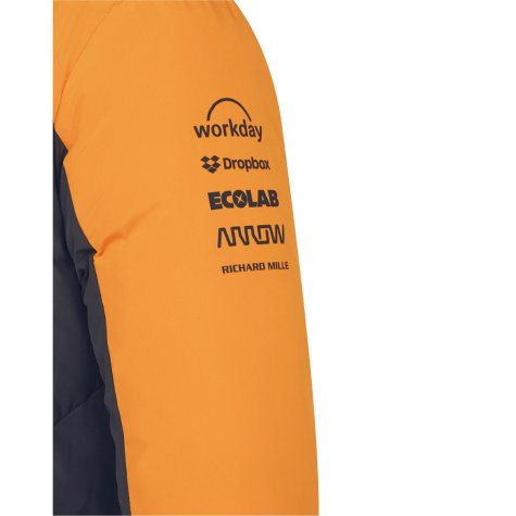 2025 McLaren F1 Team Longline Padded Jacket - Phantom