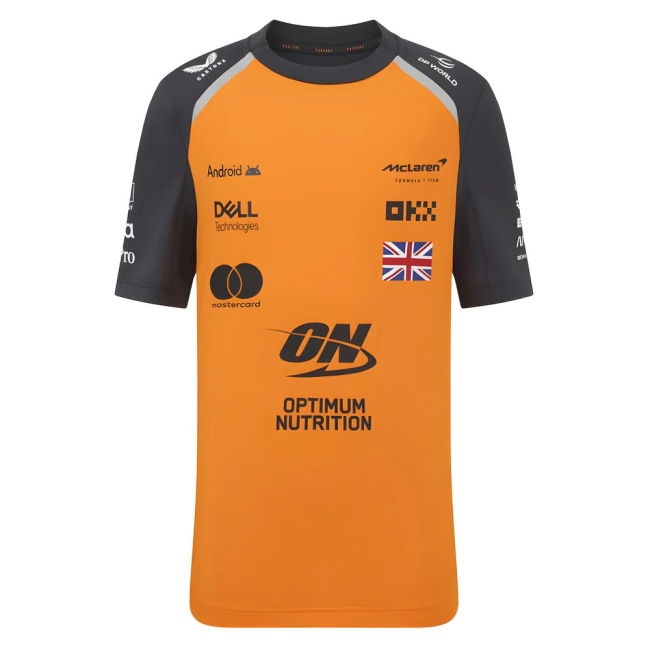 2025 McLaren F1 Set Up T-Shirt Lando Norris (Autumn Glory) - Kids