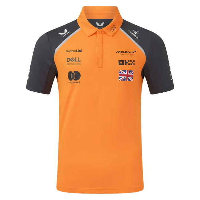 2025 McLaren F1 Team Polo Shirt Lando Norris (Autumn Glory)