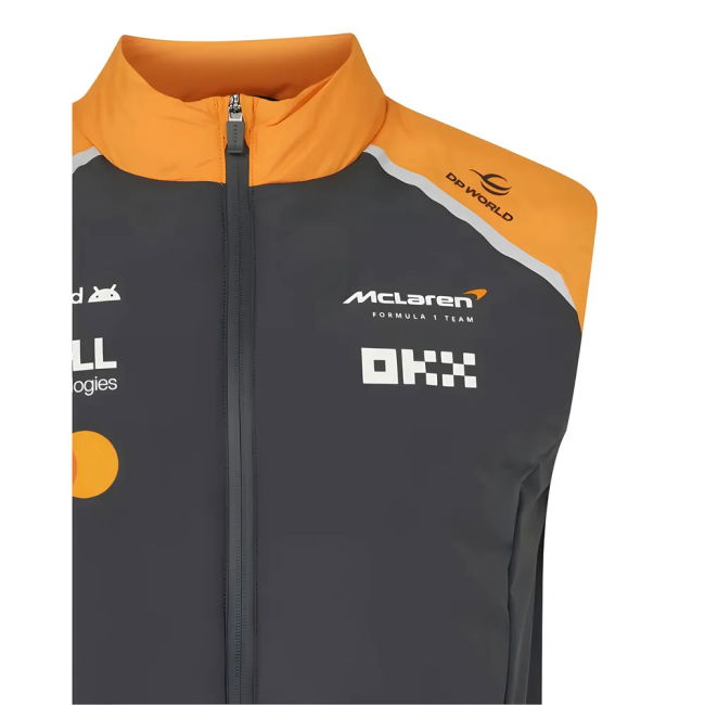 2025 McLaren F1 Team Hybrid Gilet - Phantom