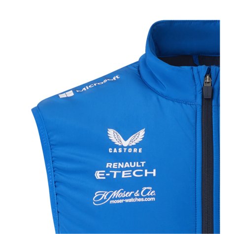 2025 Alpine Racing Hybrid Gilet (Lapis Blue)