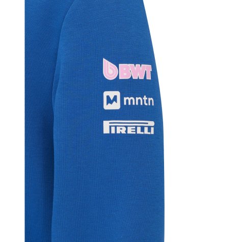 2025 Alpine F1 Pullover Hoodie (Blue) - Kids