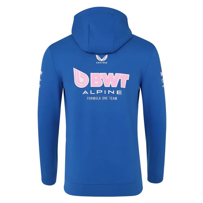 2025 Alpine Racing F1 Team Full Zip Hoodie (Lapis Blue)