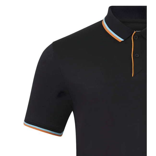 2025 McLaren F1 Core Essentials Polo Shirt (Black)