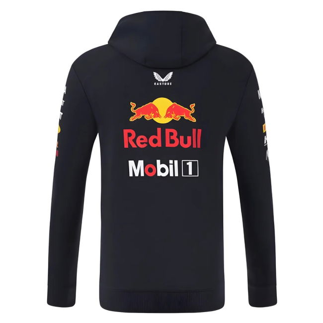 2025 Red Bull Racing F1 Team Full Zip Hooded Sweatshirt (Navy)