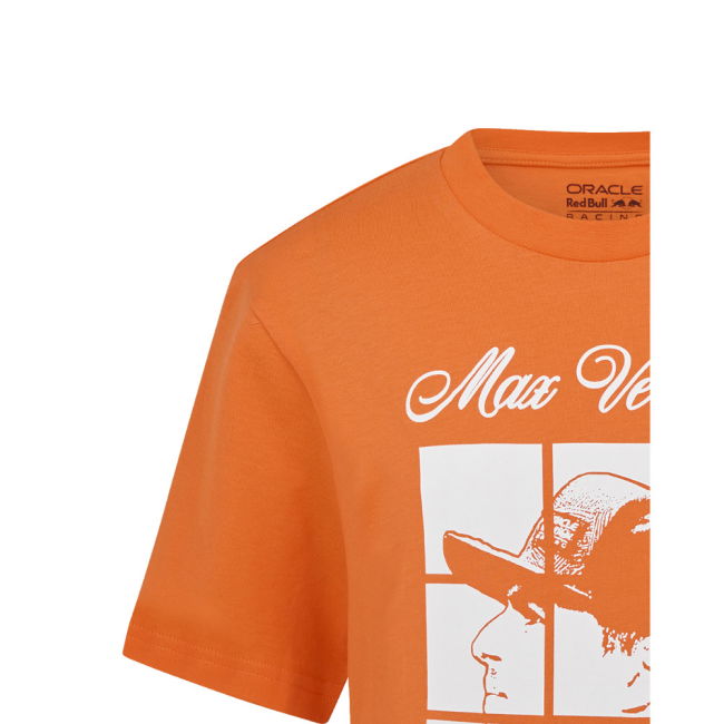 2025 Red Bull Racing Max Verstappen Puzzle T-Shirt (Orange) - Kids